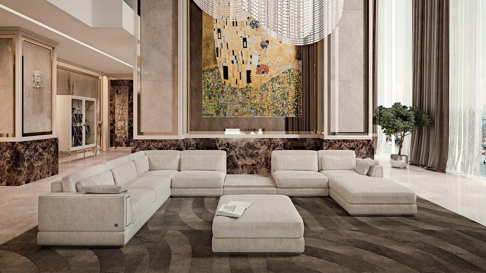 Классический интерьер Мебель Да Винчи-3